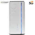White router with 5G logo and EDUP branding on a white background