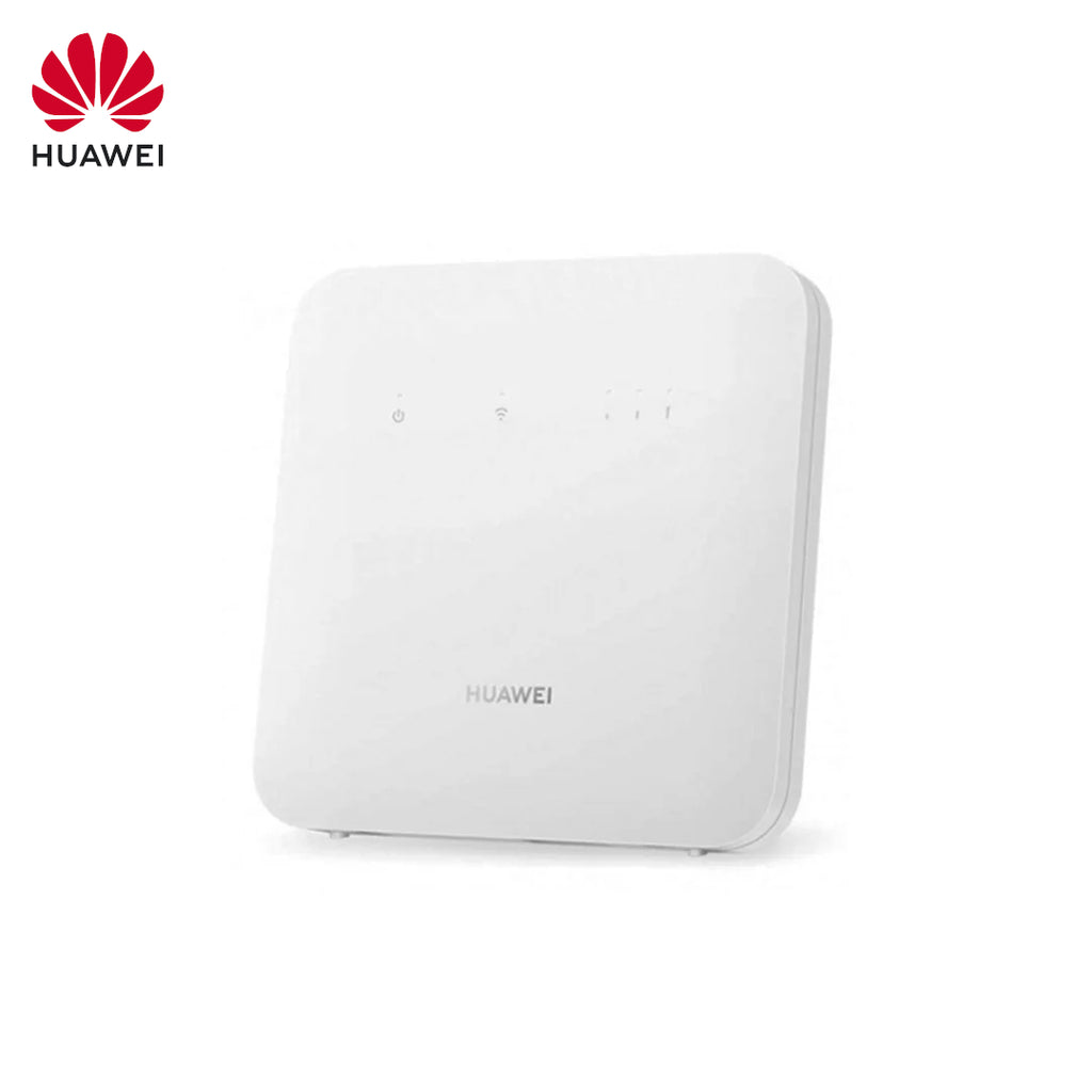 White Huawei router on a white background